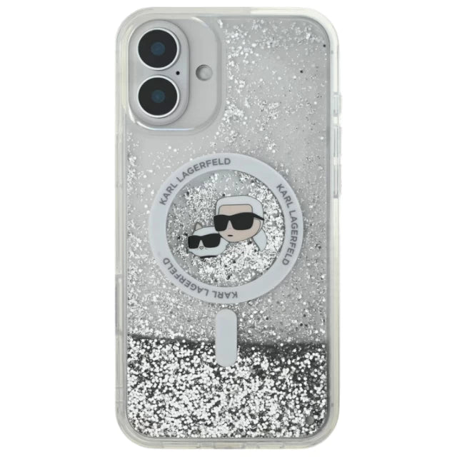 Coque iPhone 16 Plus Karl Lagerfeld et Choupette