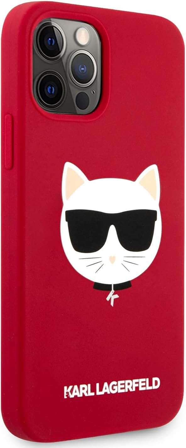 Coque iPhone 12 Karl Lagerfeld tête de Choupette