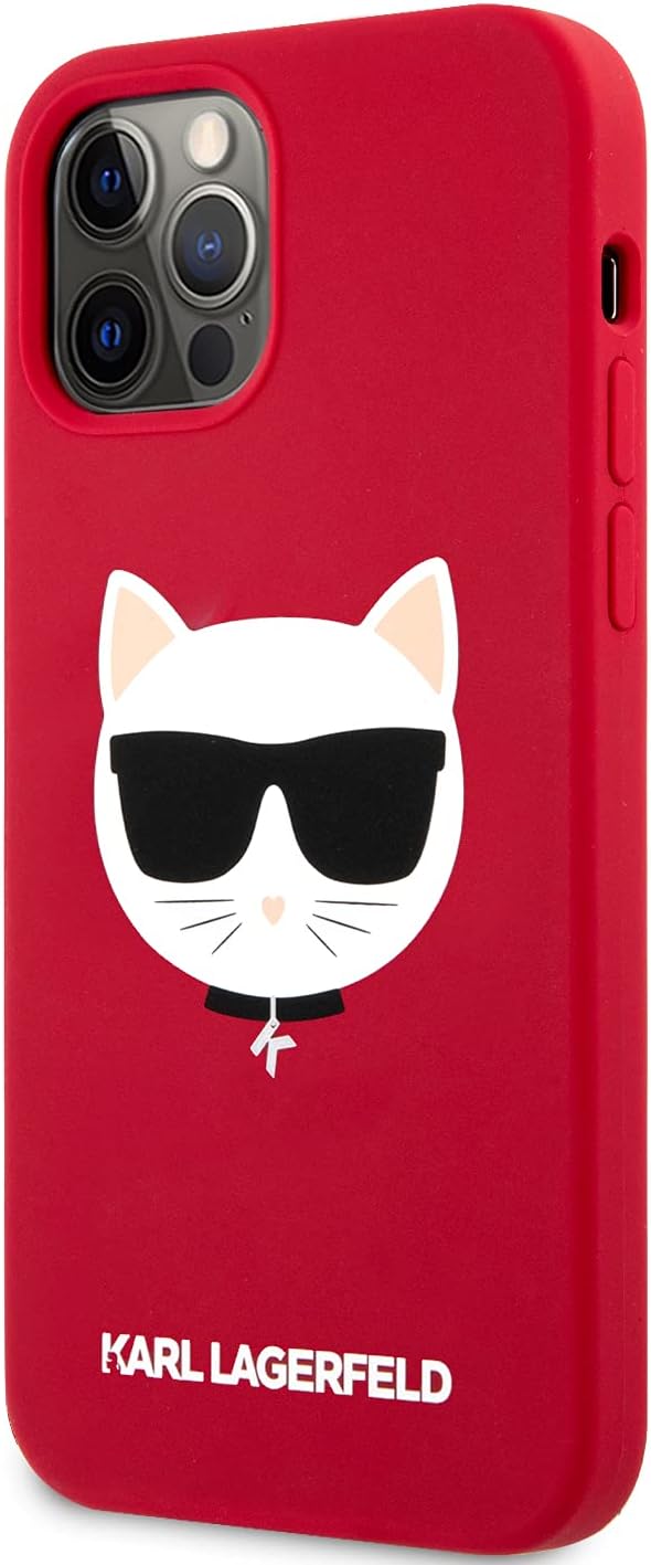 Coque iPhone 12 Karl Lagerfeld tête de Choupette