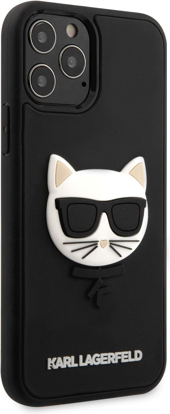 Coque iPhone 12 Karl Lagerfeld tête de Choupette