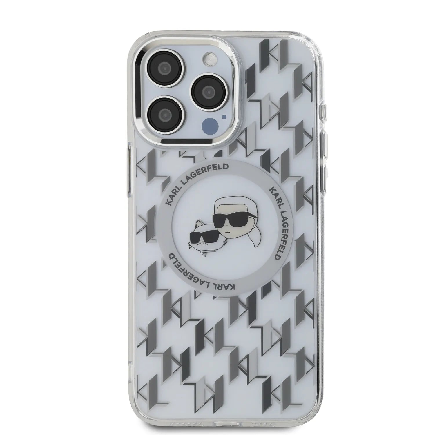 Coque iPhone 15 Pro Max Karl Lagerfeld Choupette tête