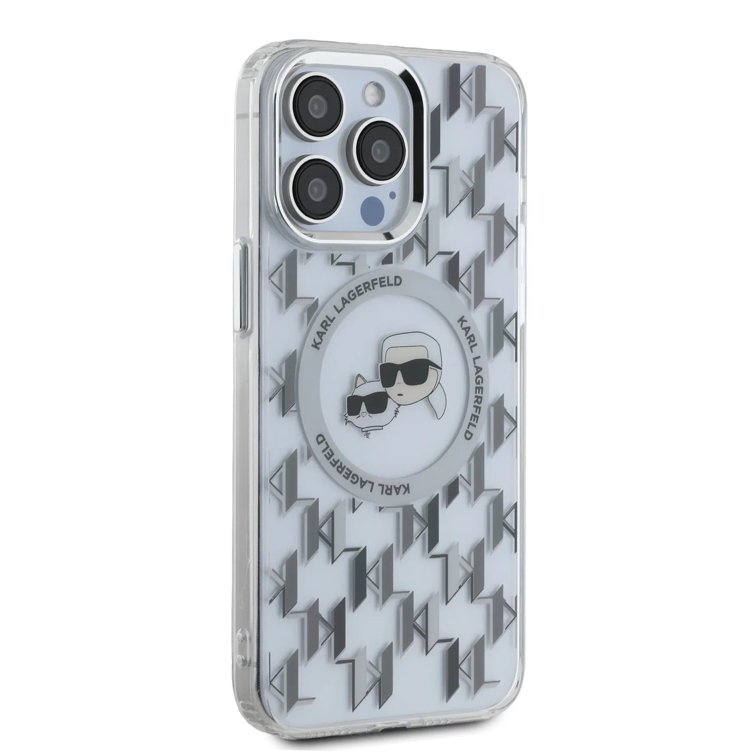 Coque iPhone 15 Pro Max Karl Lagerfeld Choupette tête