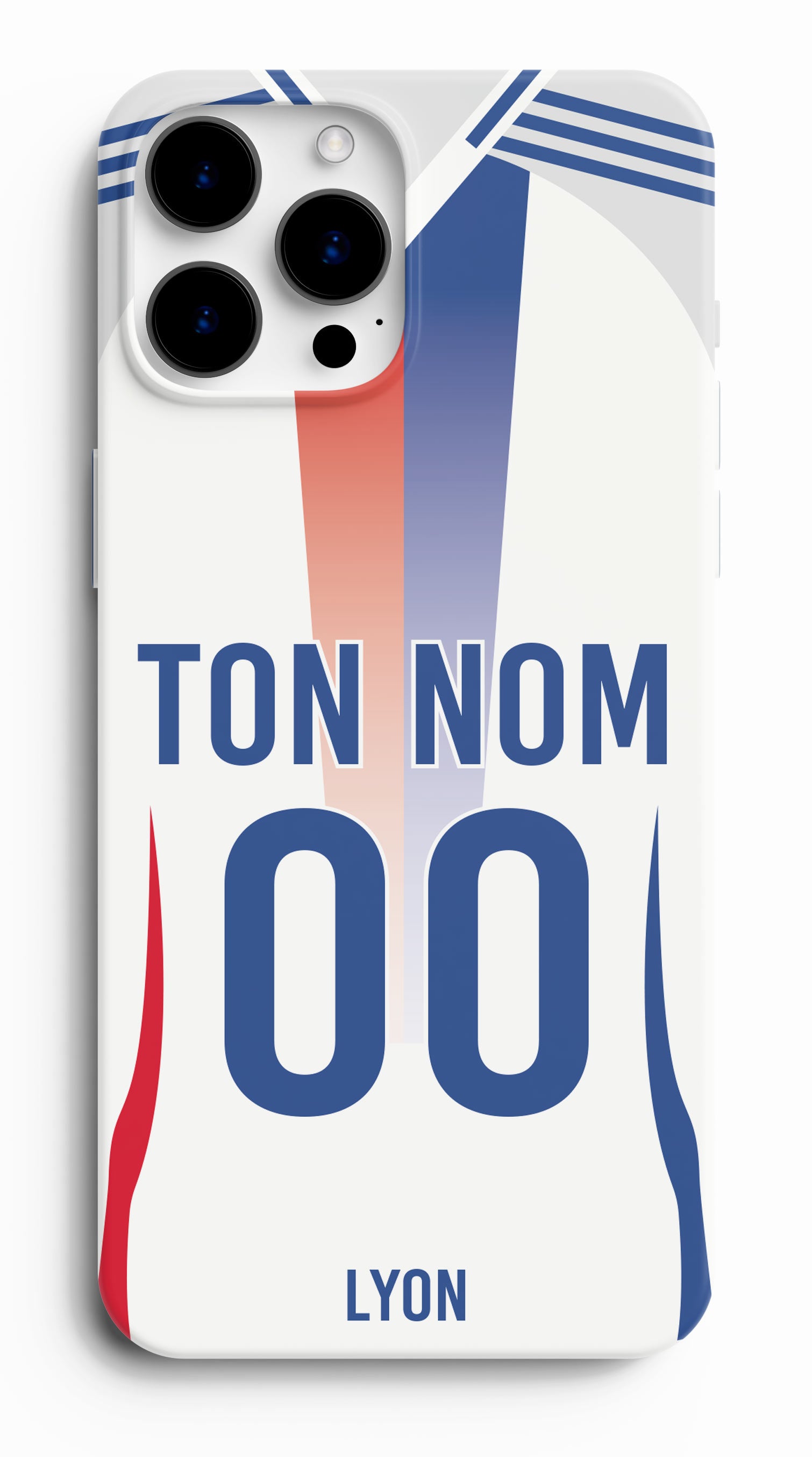 Coque personnalisée maillot Olympique Lyonnais