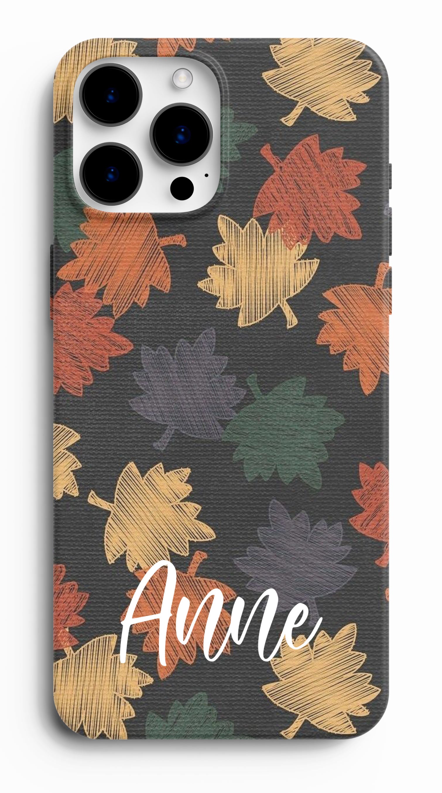 Coque personnalisée florale automne