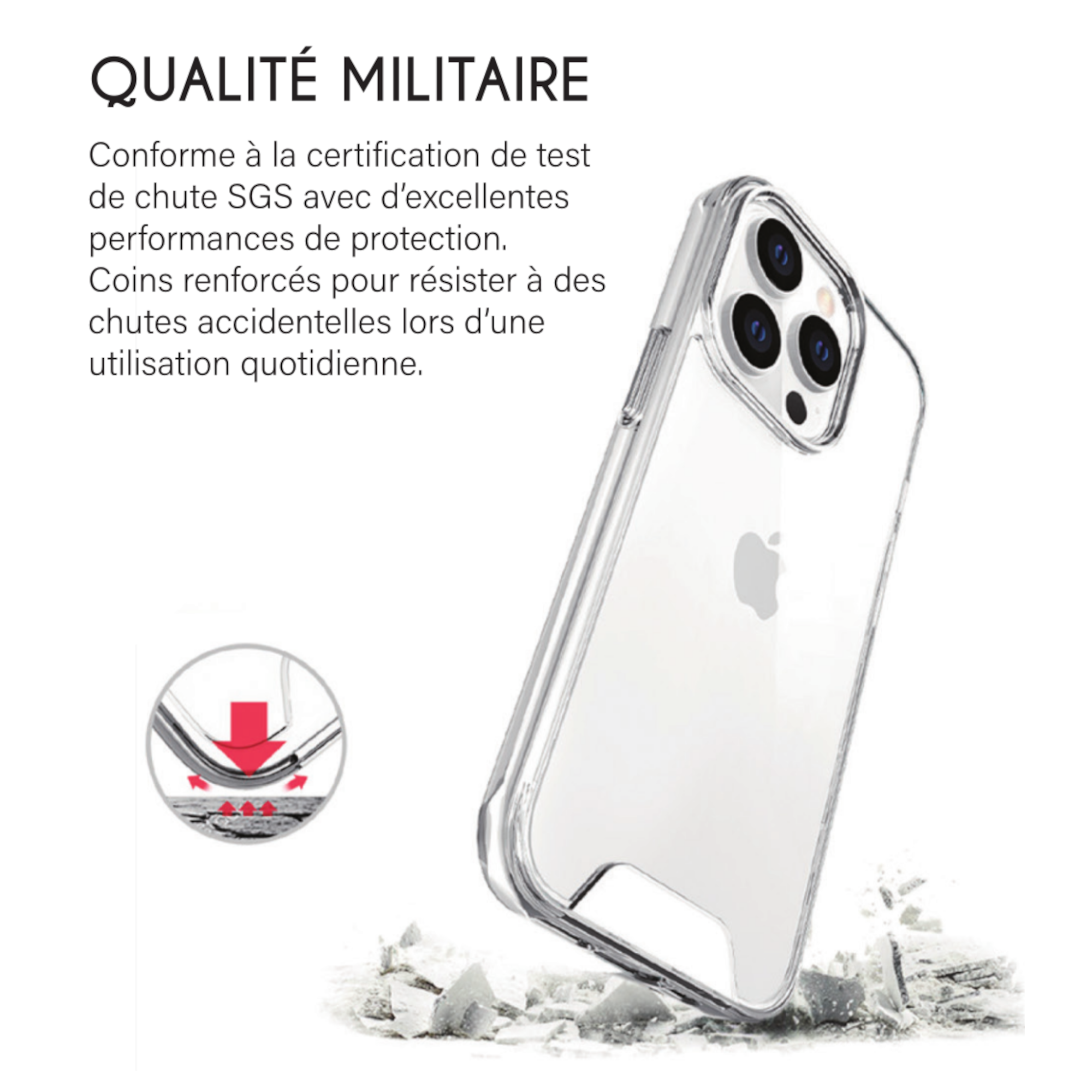 Coque iPhone 7 Plus et 8 Plus Space