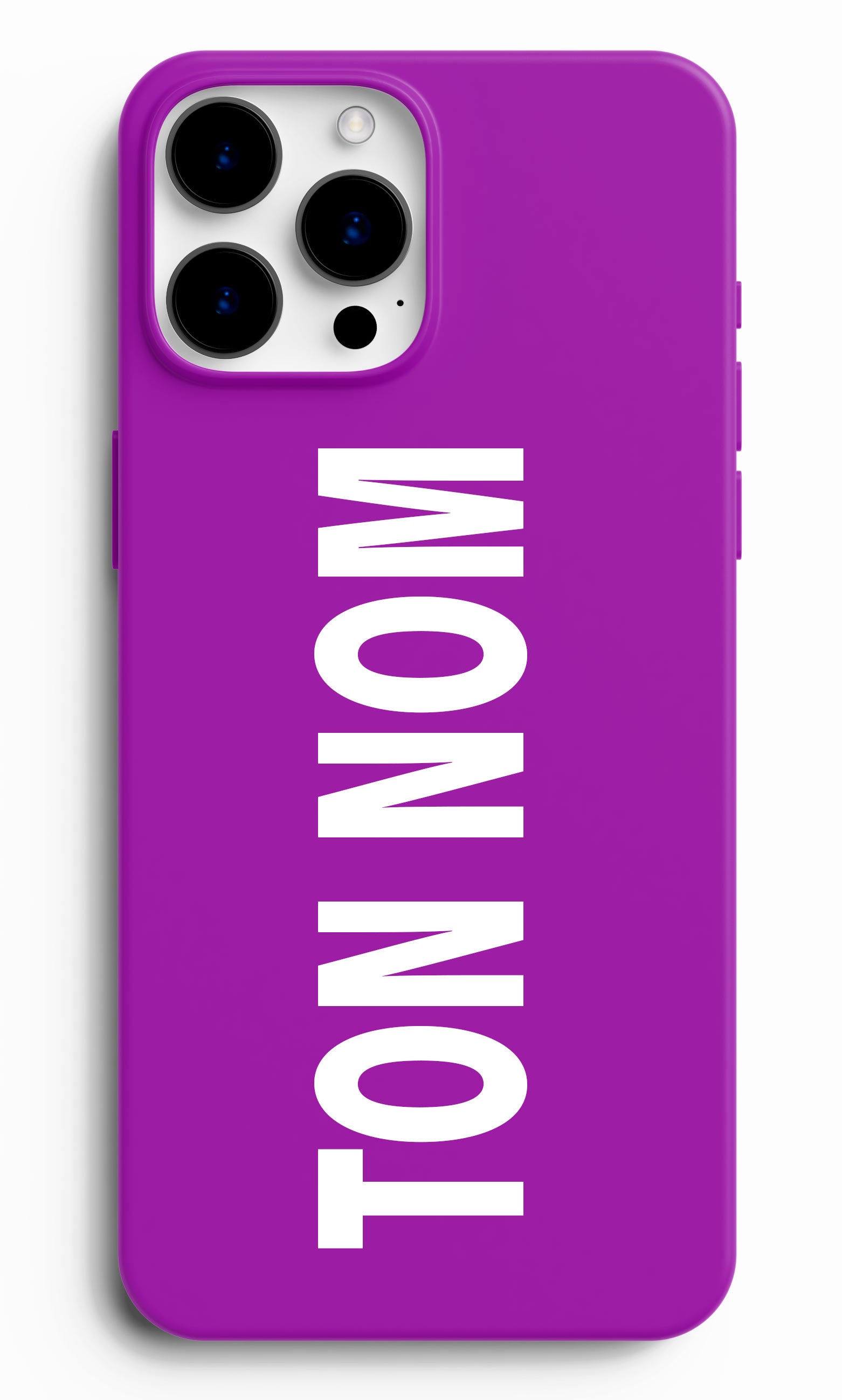 Coque personnalisée ton nom mauve