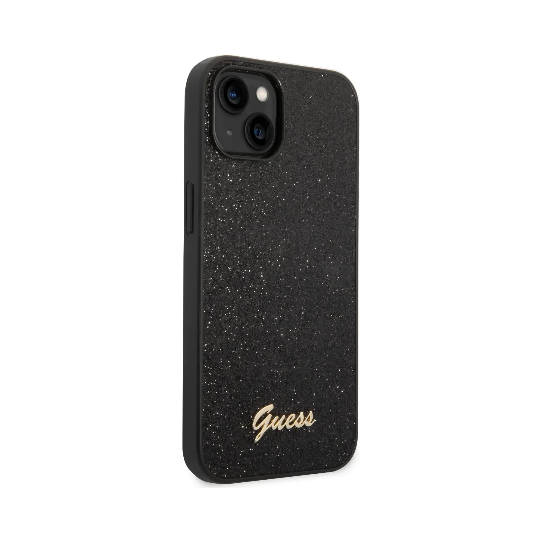 Coque iPhone 14 Guess brillante vue droite