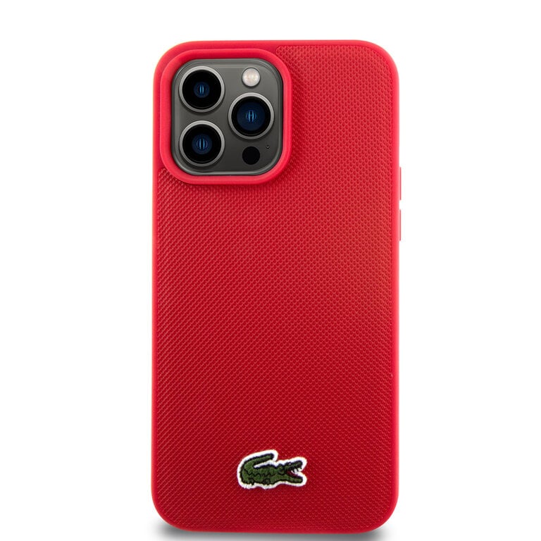 Coque iPhone 15 Pro Max Lacoste liquide silicone