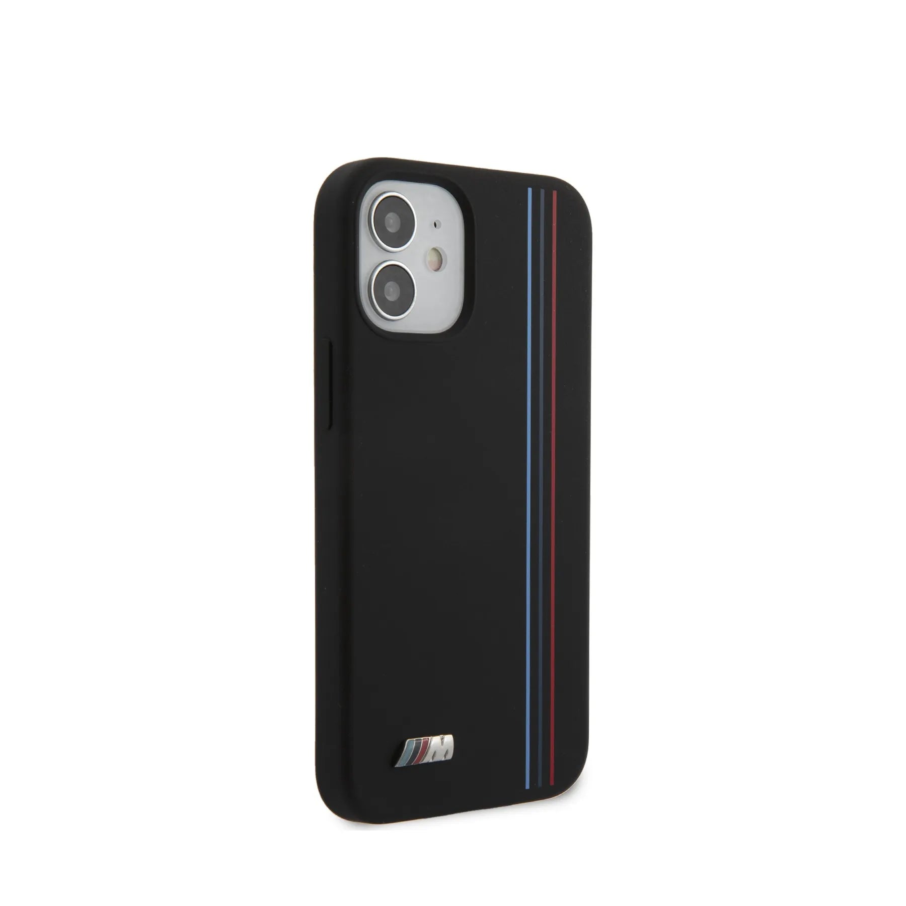 Coque iPhone 12 Mini BMW tricolore vue droite