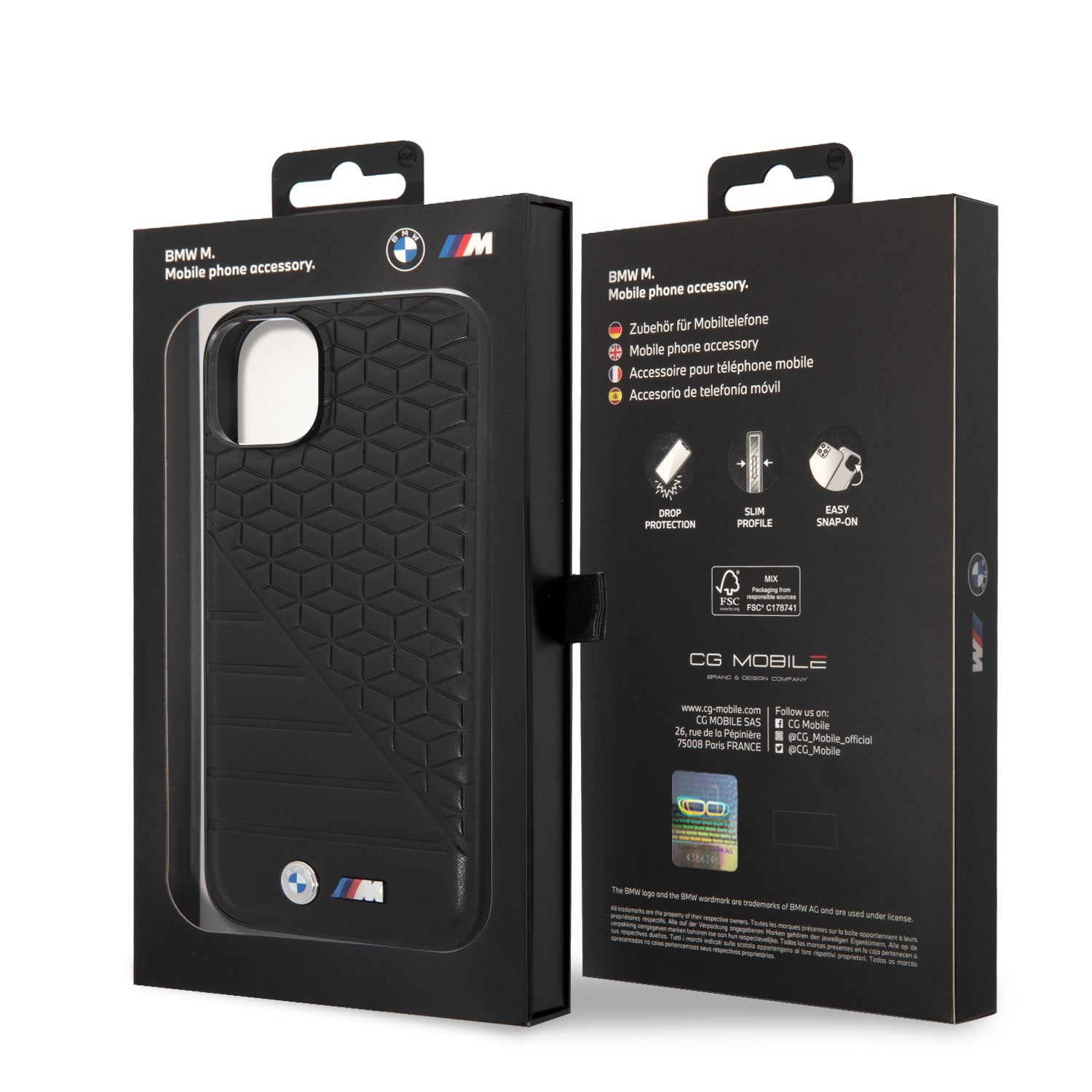 Coque iPhone 14 Plus BMW cubes