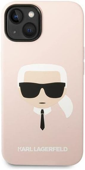 Coque iPhone 14 Karl Lagerfeld tête de Karl vue face