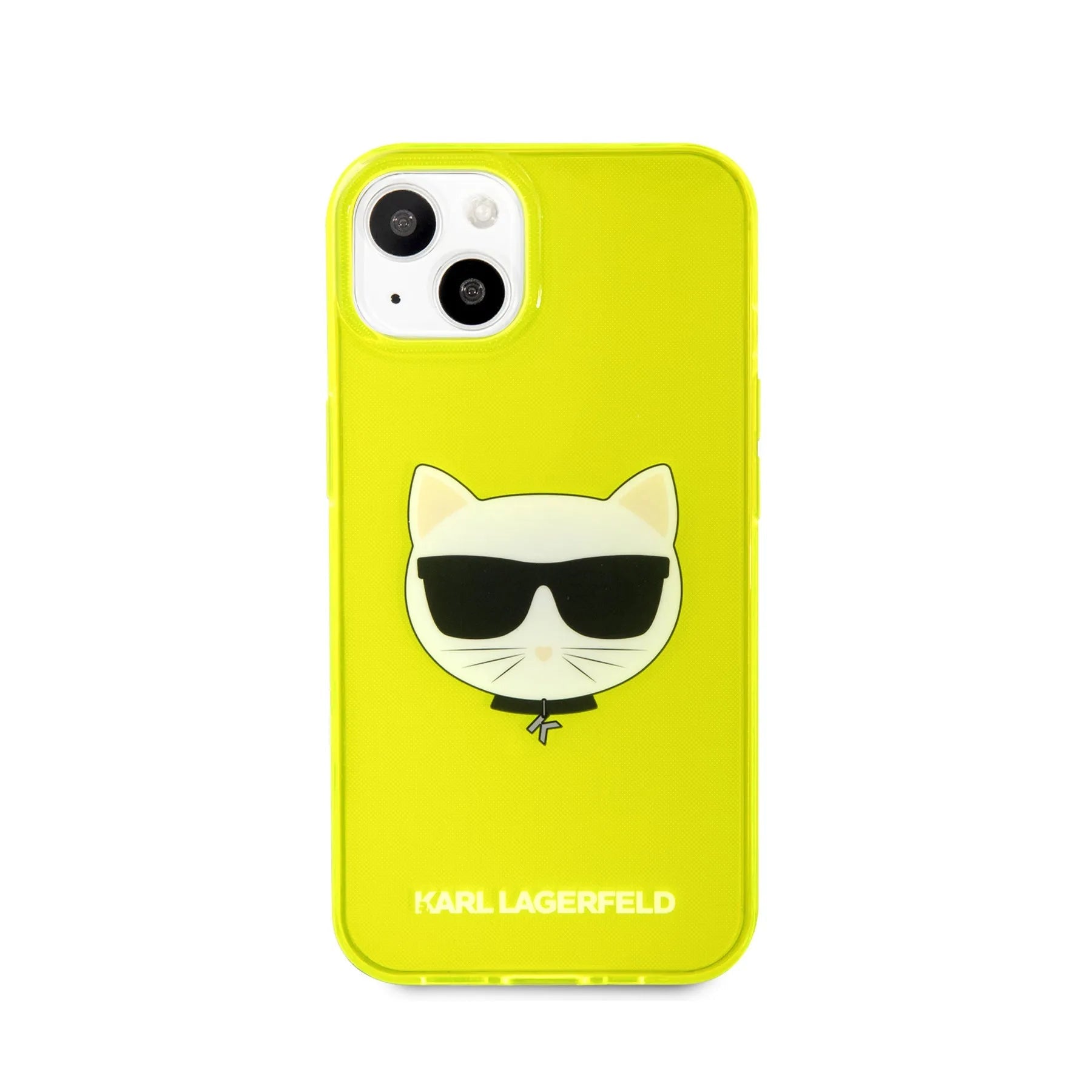 Coque iPhone 13 Karl Lagerfeld Choupette vue face