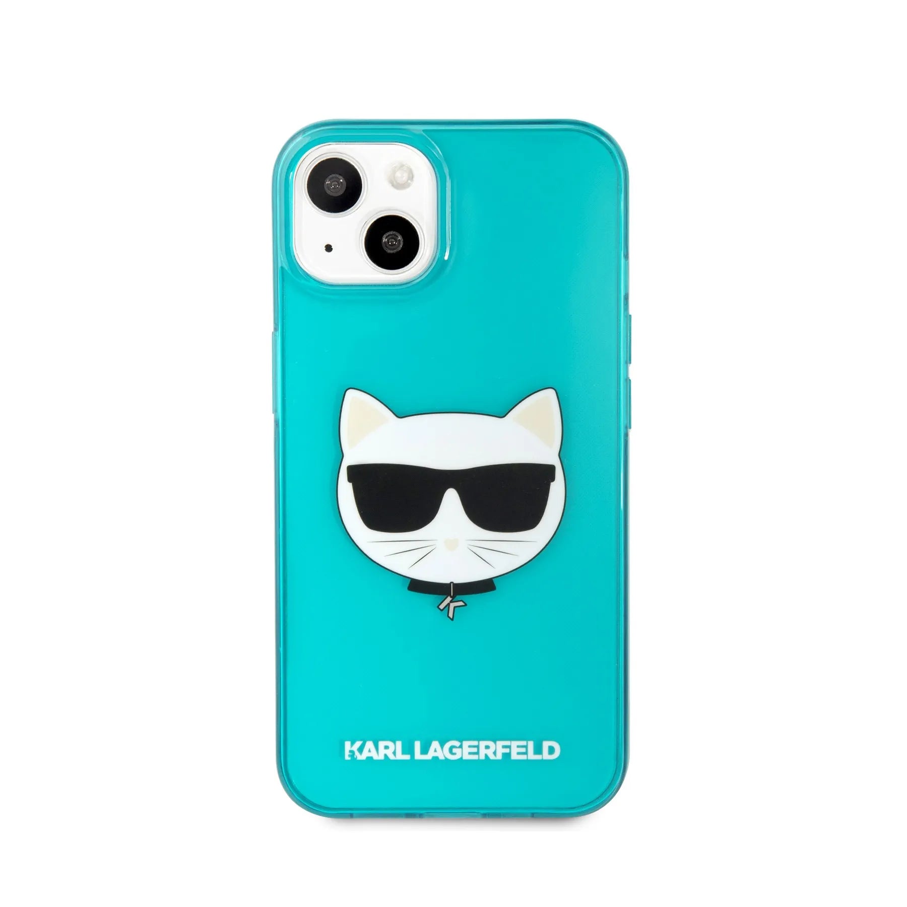 Coque iPhone 13 Karl Lagerfeld Choupette vue face