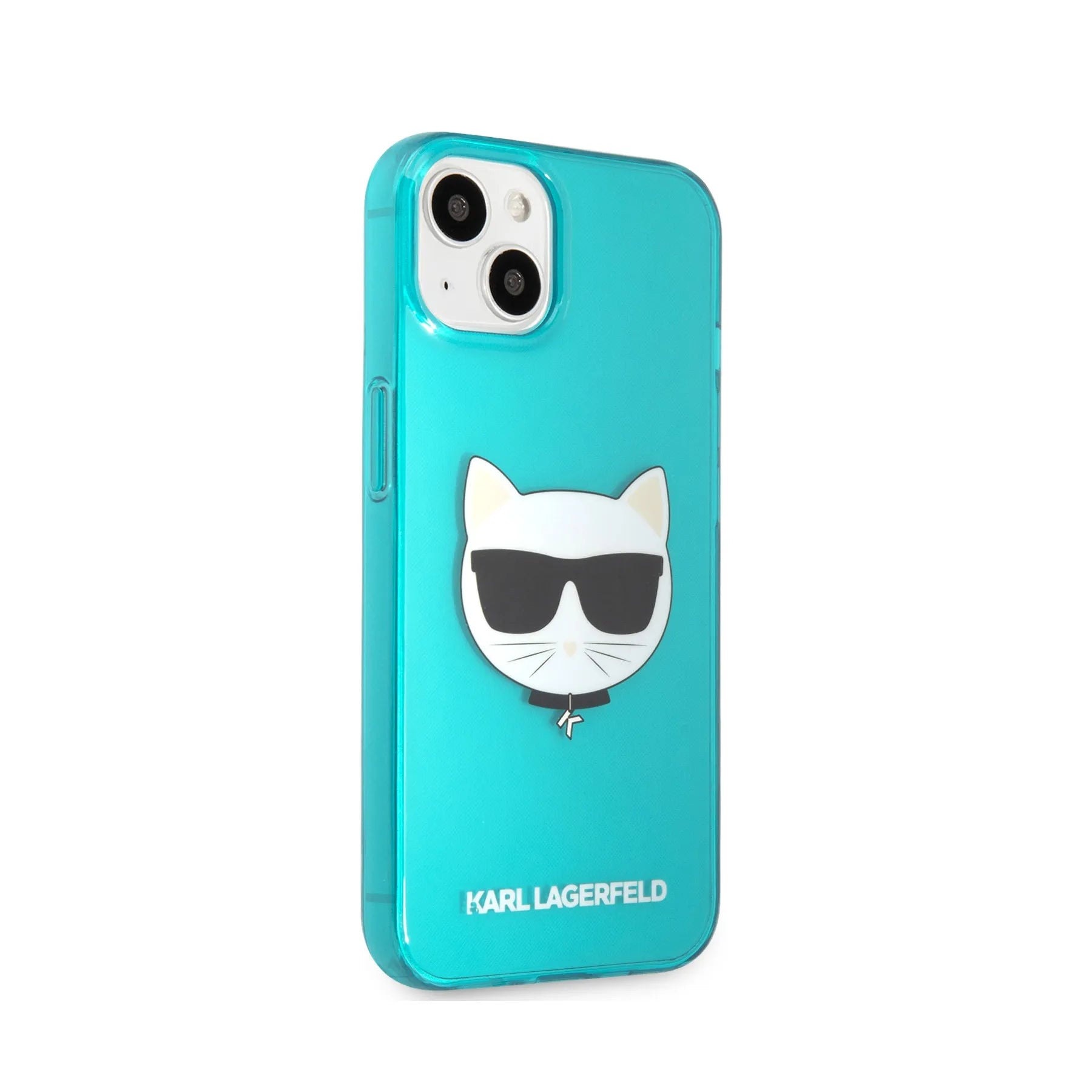 Coque iPhone 13 Karl Lagerfeld Choupette vue droite 