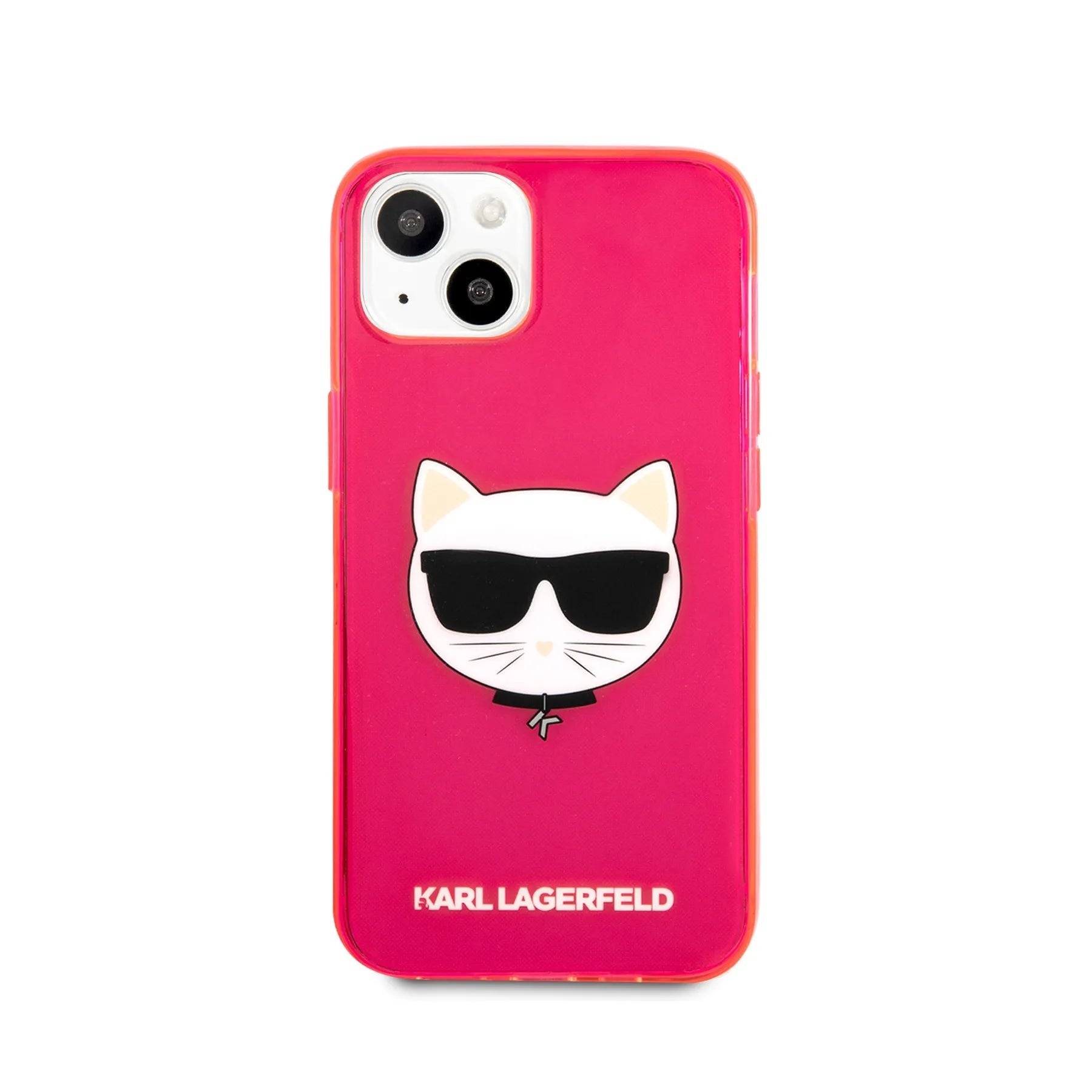 Coque iPhone 13 Karl Lagerfeld Choupette vue face